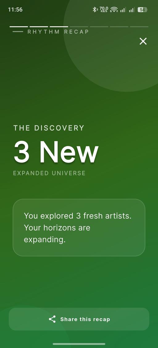 Rhythm App Music Discovery